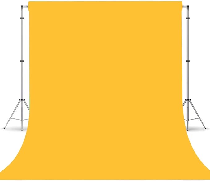 Yellow Photo Backdrop, Photo Booth Portrait Photography Backdrops, Studio by TERSUM