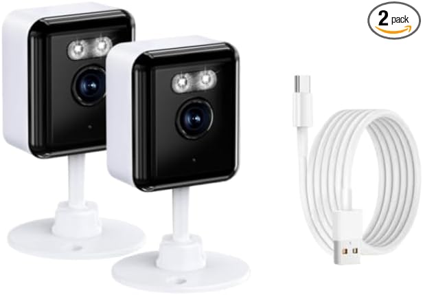 Smart Home Security Cameras, 5MP HD Pet/Baby Monitoring Cameras, 2.4GHz Indoor by Unknown