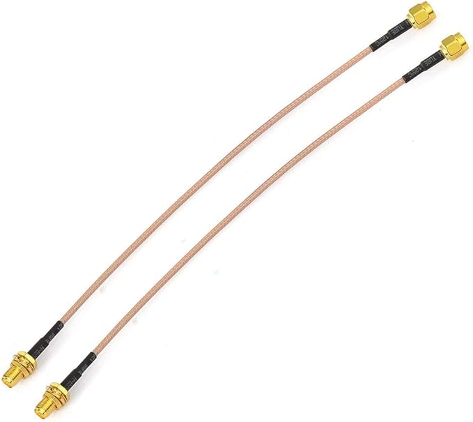Bingfu WiFi Antenna Extension Cable RP-SMA Male to RP-SMA Female Bulkhead Mount by Bingfu-AntennasConnectivity