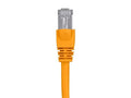 Monoprice Cat6A 5ft Yellow Patch Cable Double Shielded 26AWG 10G Pure Bare - Image 2
