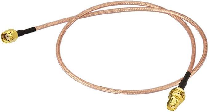 Bingfu WiFi Antenna Extension Cable RP-SMA Male to RP-SMA Female Bulkhead Mount - Image 2