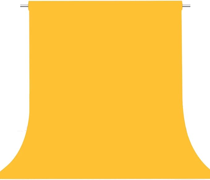 Yellow Photo Backdrop, Photo Booth Portrait Photography Backdrops, Studio by TERSUM