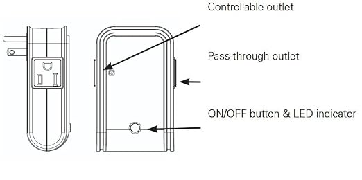 Eaton Wiring Z-Wave Plus Wireless ON/Off Plug-in Module, 2 Outlet, Indoor Smart - Image 2