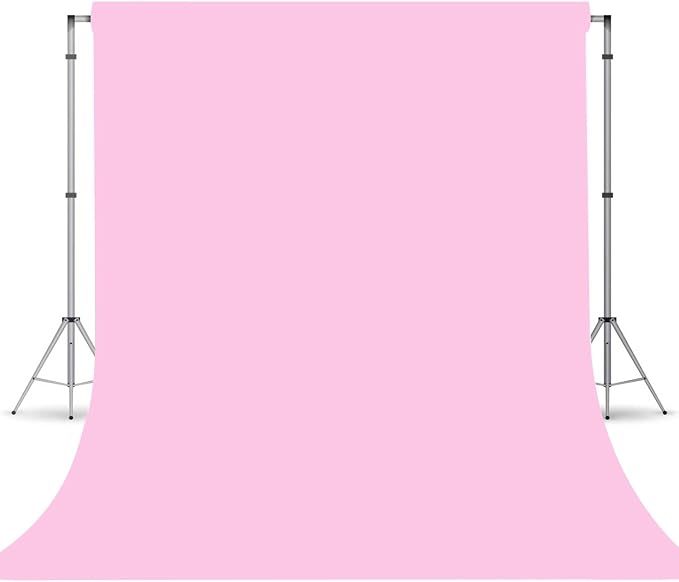 Pink Photography Backdrops for Photoshoot, Photo Booth Video Shooting Photo by TERSUM