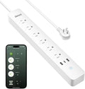 GHome Smart Power Strip 15A, 2.4G WiFi Smart plugs that work by GhomeSmart