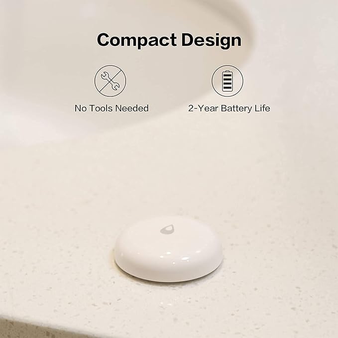 Aqara Water Leak Sensor 3 Pack, Zigbee Wireless Water Leak Detector - Image 3
