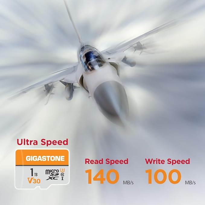 GIGASTONE 1TB Micro SD Card, A1 V30 4K Video Recording, Surveillance, Security - Image 2