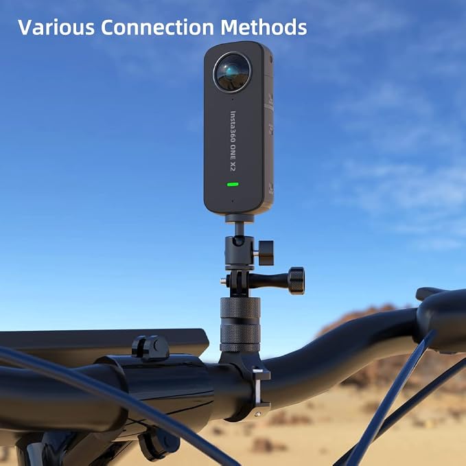 Aluminum 360 Degree Rotation Camera Mount, 1/4 Screw Adjustable Adapter Mount - Image 5