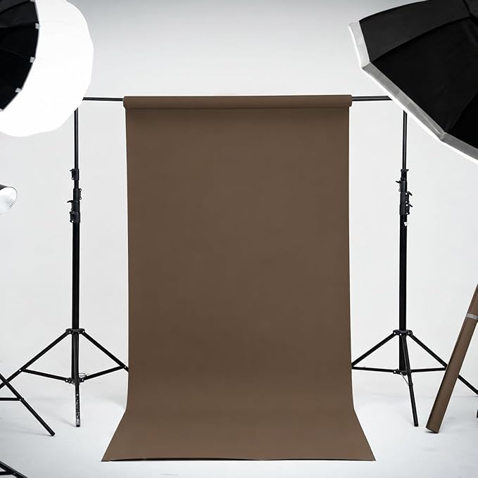 Kate Seamless Paper Backdrop Brown Paper Backdrop Seamless Backdrop Paper Rolls - Image 2