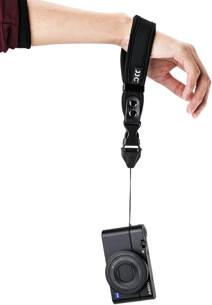 JJC Camera Wrist Strap, Soft Neoprene Hand Strap - Image 8
