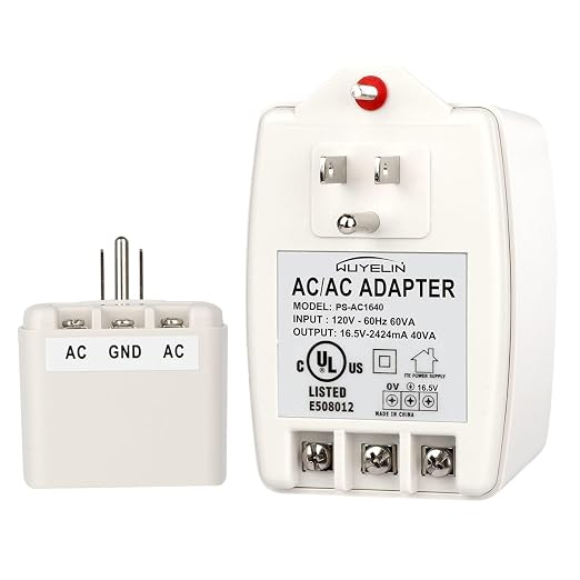 16.5V 40VA Burglar Alarm Systems and Doorbell Transformer, 16.5V Plug in - Image 3