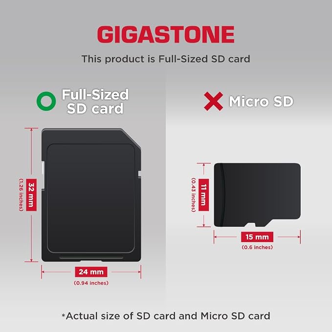【5-Years Data Recovery】 GIGASTONE 128GB SD Card, 4K Camera Pro, UHS-I A1 V30 U3 - Image 2