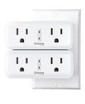 Dual Smart Plug 15A, GHome Smart Plugs Work by GhomeSmart