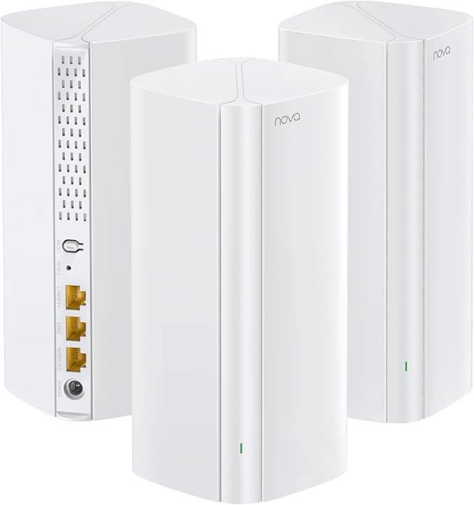 Tenda AX3000 WiFi 6 Mesh System Nova MX12– Whole Home Mesh WiFi Coverage up to 7 by Tenda