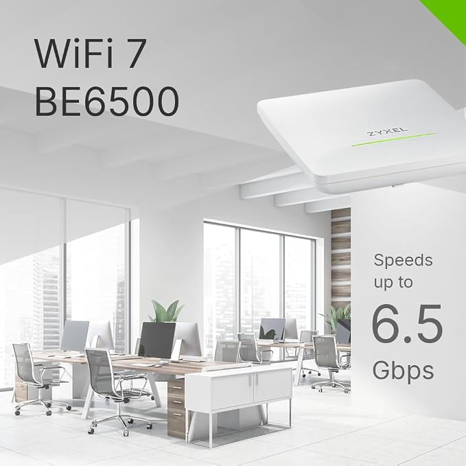 Zyxel WiFi 7 Wireless Access Point BE6500 | PoE+ / AC Powered | 2.5Gb Ethernet - Image 5