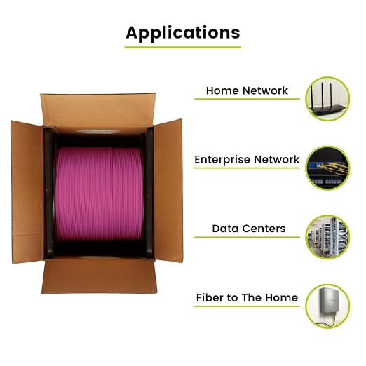 trueCABLE 2 Strand Bulk Fiber Optic Cable, Indoor Tight Buffered Distribution - Image 4
