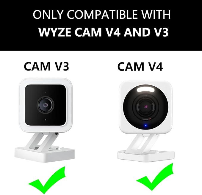 Teccle Angled Window Mount for Wyze Cam v4 OG, 20 Degrees Tilt, Through Window - Image 2