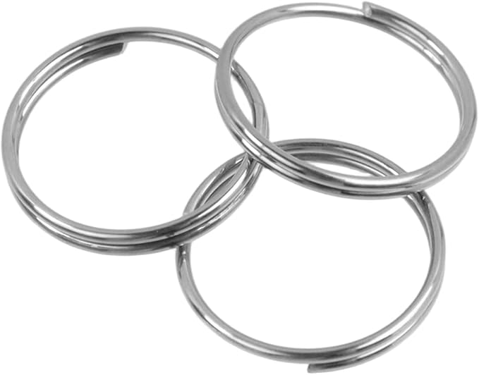 500PCS Stainless Steel Bright Silver Chandelier Split Rings, 0.63inch Diameter - Image 4