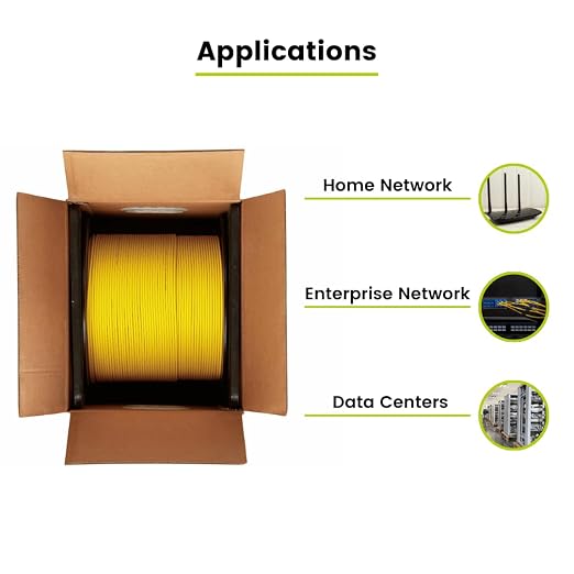 TRUE CABLE 6 Strand Fiber Indoor Distribution Cable, 1000 Feet, OS2 Single Mode - Image 5