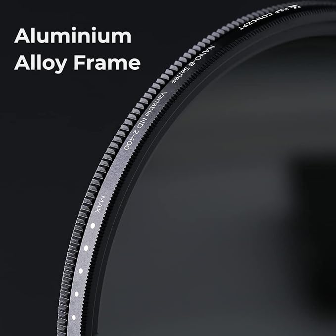 K&F Concept 58mm Variable ND2-ND400 ND Lens Filter - Image 6