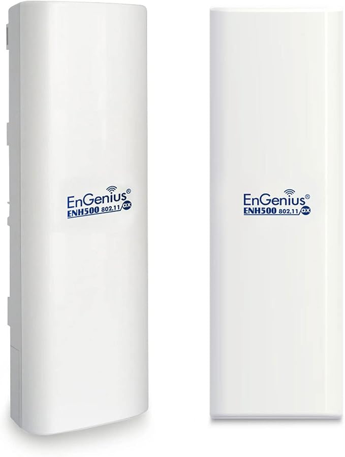 EnGenius ENH500-AX KIT 5GHz Wi-Fi 6 2x2 Outdoor Wireless Bridge, 200 Mbps by EnGenius