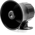 QWORK Electric Siren Horn, DC 12V Security Loud Wired Alarm Siren by QWORK