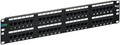 ICC CAT6 Patch Panel, UL Listed & PoE++ Rated Gigabit Applications, Rackmount by ICC