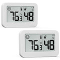 DOOMAY 2-Pack Mini Hygrometer Indoor Thermometer, Humidity Gauge by DOOMAY