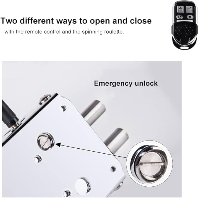 Geevorks Remote Control Electronic Intelligent Door Lock, Smart Wireless - Image 6