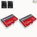 2 Pack Memory Card 128GB with Adapter, High Speed TF Card, UHS-I C10 A1 Memory by Unknown
