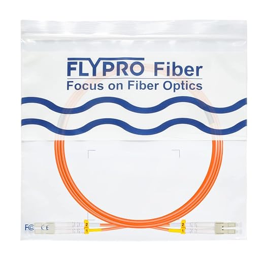 FLYPROFiber- 15M OM1 LC to LC Fiber Patch Cable, Length Options: 0.2m-100m - Image 7