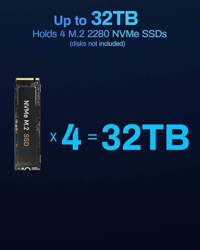 TERRAMASTER D4 SSD NVMe Enclosure - Image 5