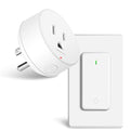 Remote Switch Outlet, Wireless On/Off Light Switches Wall Mounted, TUV List by greencycle