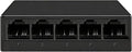 5 Port Fast Ethernet Switch 100Mbps USB 5V Powered Black Plastic Desktop by PULVISION