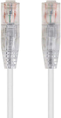Monoprice Cat6 3ft White Component Level Patch Cable UTP 28AWG 550MHz Pure Bare by Monoprice