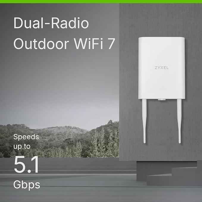 Zyxel WiFi 7 Wireless Access Point | BE5100 | Outdoor IP55 Protection | 2.5Gb - Image 3
