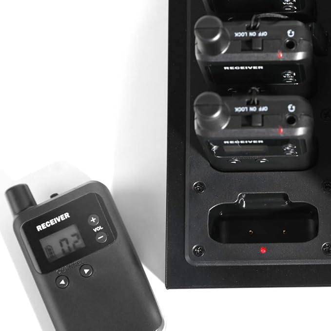 AGJ Wireless Tour Guide System, Tour Guide Microphone and Speaker, Tour Guide - Image 4