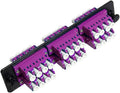 RiteAV LGX Footprint Fiber Optic Cable LC Adapter Patch Panel 12 Ports Loaded by RiteAV