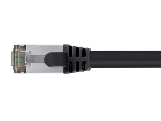Monoprice Cat8 5ft Black Patch Cable Double Shielded 26AWG 2GHz 40G Pure Bare - Image 3