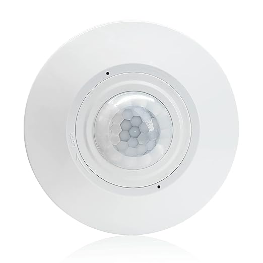RAYZEEK Ceiling Mount 360 degree PIR Occupancy Motion Sensor, 8-12M High by RAYZEEK