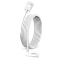 Flexible Cat 6 Ethernet Cable 270 °Upward Angle 25 Feet, Ultra Thin & Slim Rj45 by DUTEVOLNS