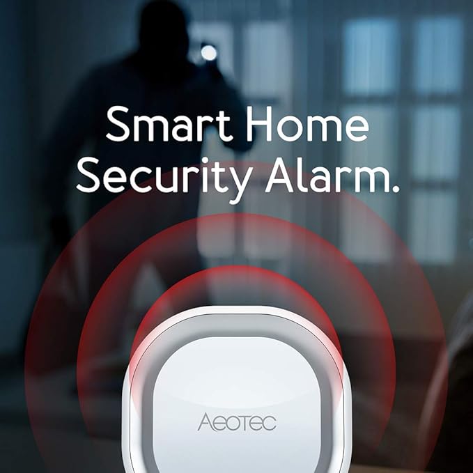 Aeotec Siren 6, Z-Wave Plus S2 Enabled Zwave Siren Safety Speaker, Wall-Mounted - Image 2
