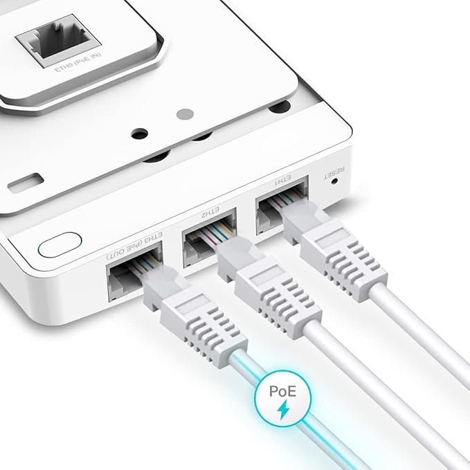 TP-Link EAP615-Wall | Omada Business WiFi 6 AX1800 in-Wall Wireless Gigabit - Image 3