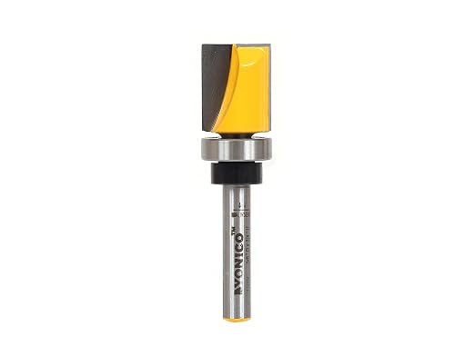 YONICO Flush Trim Router Bit 5/8-Inch Diameter 1/4-Inch Shank 14124q by Yonico