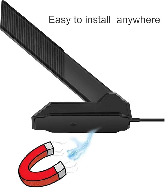 External WiFi 6 6E Tri-Band Antenna 6GHz 5.8GHz 2.4GHz Magnetic Base Antenna - Image 2