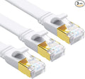 Yauhody CAT 8 Ethernet Cable, 6ft 3 Pack Flat CAT8 Cord, Faster Than by Yauhody