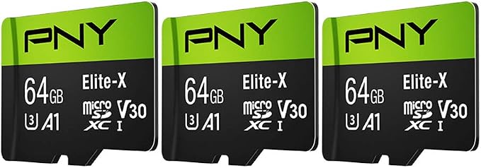PNY 64GB Elite-X Class 10 U3 V30 microSDXC Flash Memory Card, Class 10 - Image 2