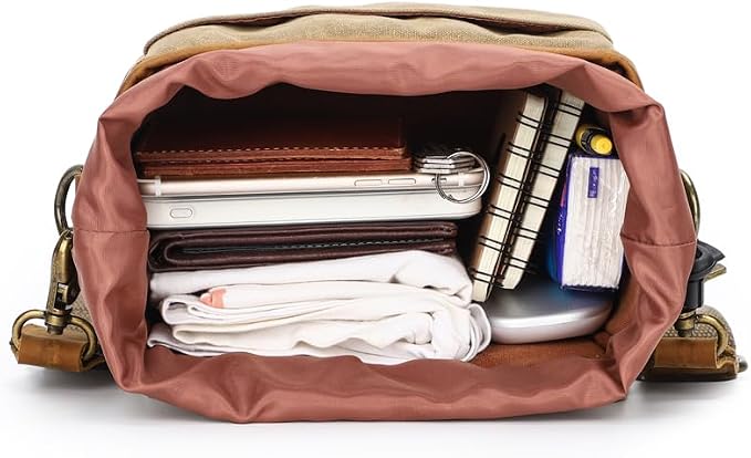 Vintage Canvas DSLR/SLR Camera Bag - Image 6
