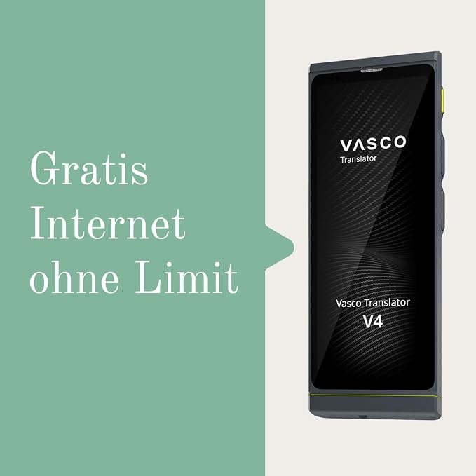 Vasco V4 Language Translator Device | 112 Languages | Free Lifetime Internet in - Image 5
