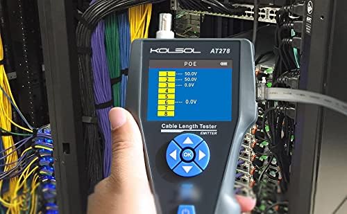 Network Cable Tester, AT278 TDR Multi-Functional LCD Wire Tracker - Image 5